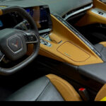 Yellow 2023 Chevrolet Corvette Convertible Stingray in Luxe AF Motors Warehouse in Houston, Texas