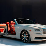 White Rolls-Royce Dawn Convertible in Luxe AF Motors Warehouse, Houston, Texas