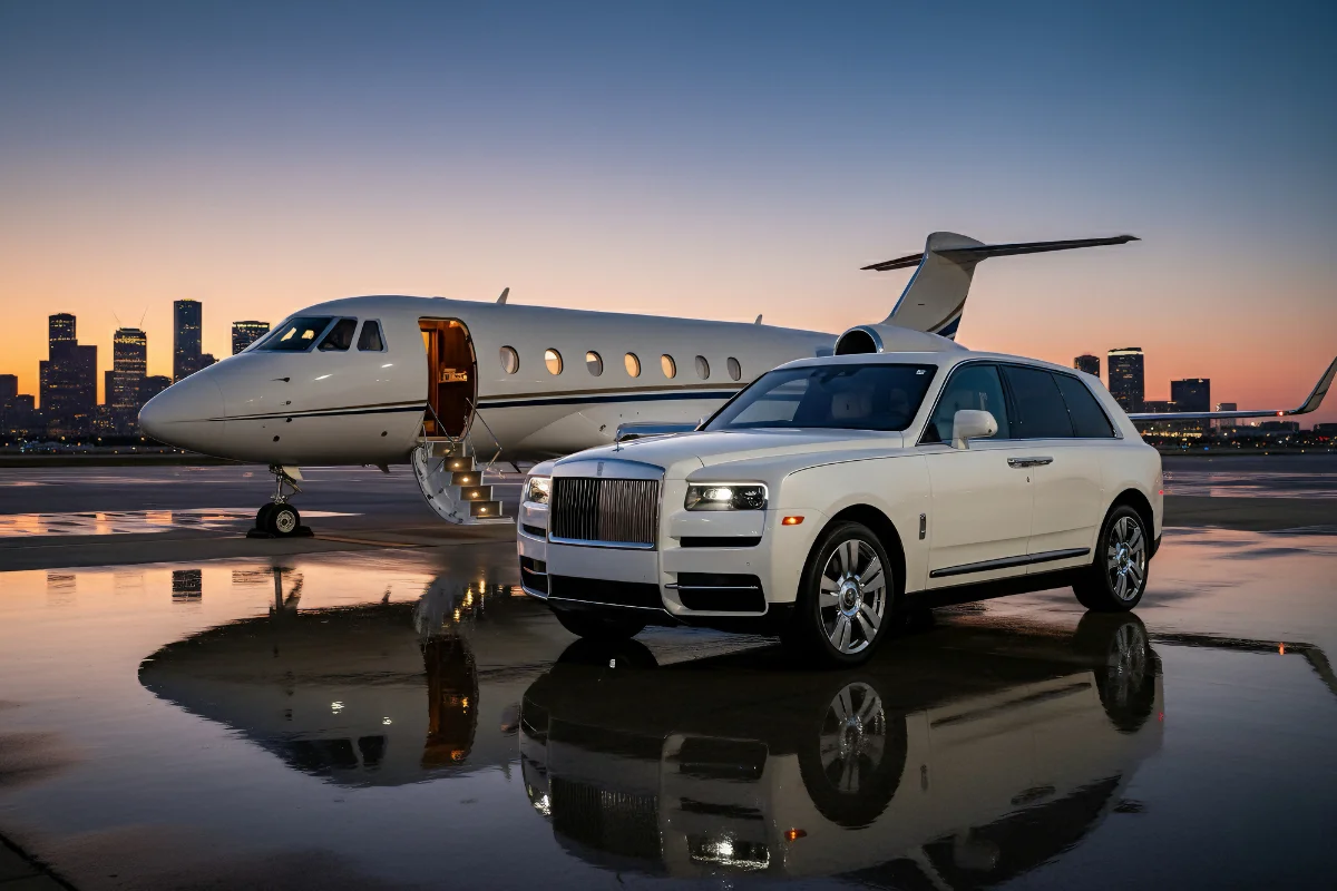 Private jet Rolls Royce Luxe AF lifestyle