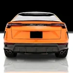 Lamborghini Urus Pearl Capsule rear view with black diffuser and quad exhaust